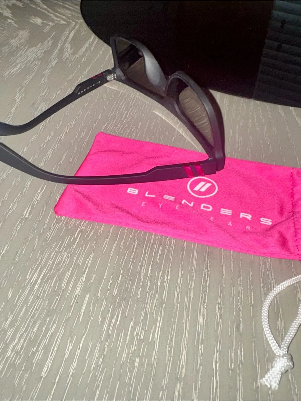 Blenders Women's Pink Mirror Lens Sport Sunglasses with Black Frame